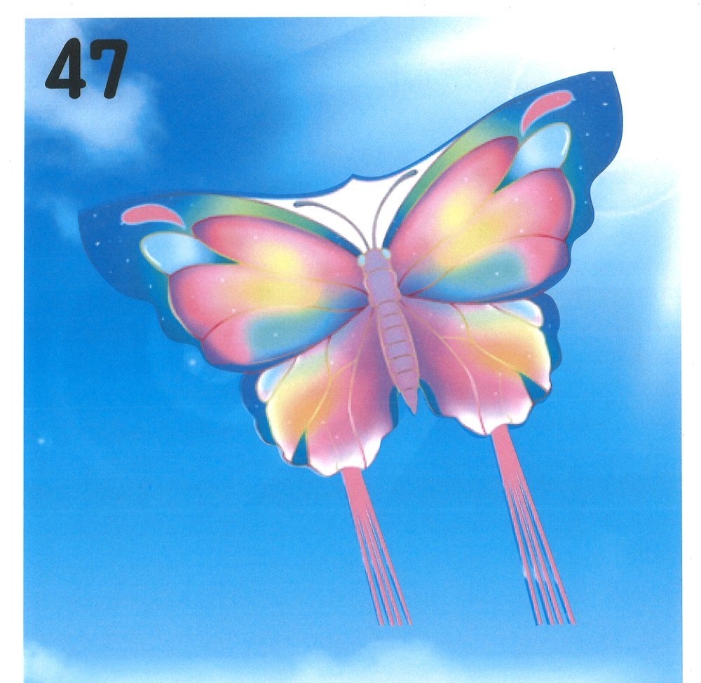 粉彩蝶 Pink Butterfly 風箏