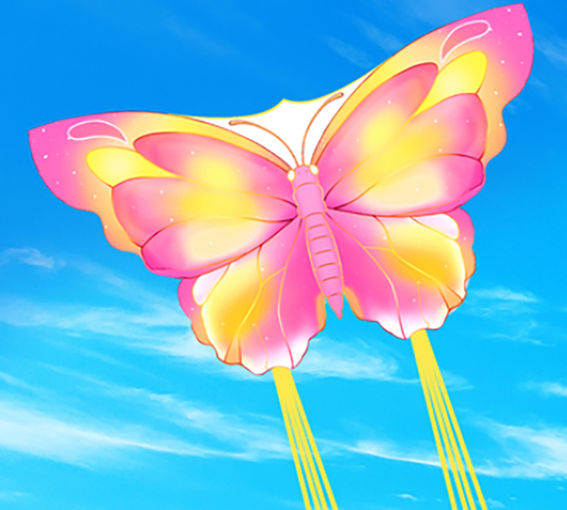 1.4米 蝴蝶 風箏 (金彩蝶 / 紫彩蝶 / 藍彩蝶/ 粉彩蝴蝶)