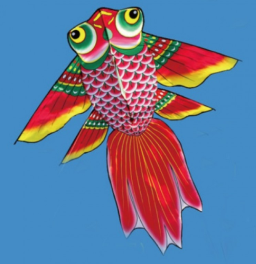 四翅小金魚風箏（紅色）